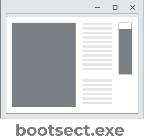 bootsect is not recognized