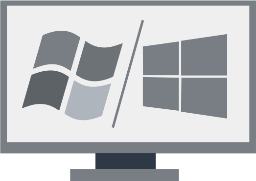 dual boot windows logo